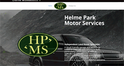 Desktop Screenshot of helmepark4x4.co.uk